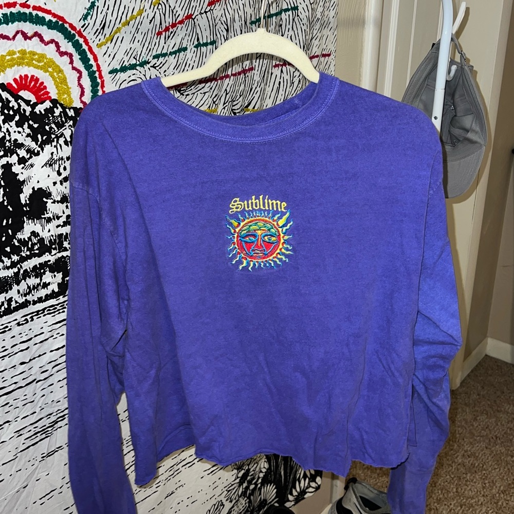SUBLIME URBAN OUTFITTERS CROP TEE